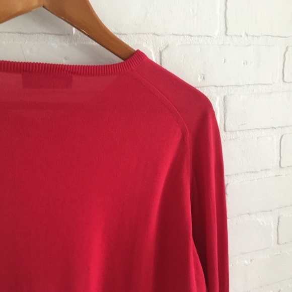 John Smedley Knit Sweater Old money Minimalist Preppy Club preppy Cotton M - Picture 9 of 12